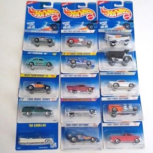 HOT WHEELS  VINTAGE 90'S (15)  RARE COLLECTIBLES. BEST BUY